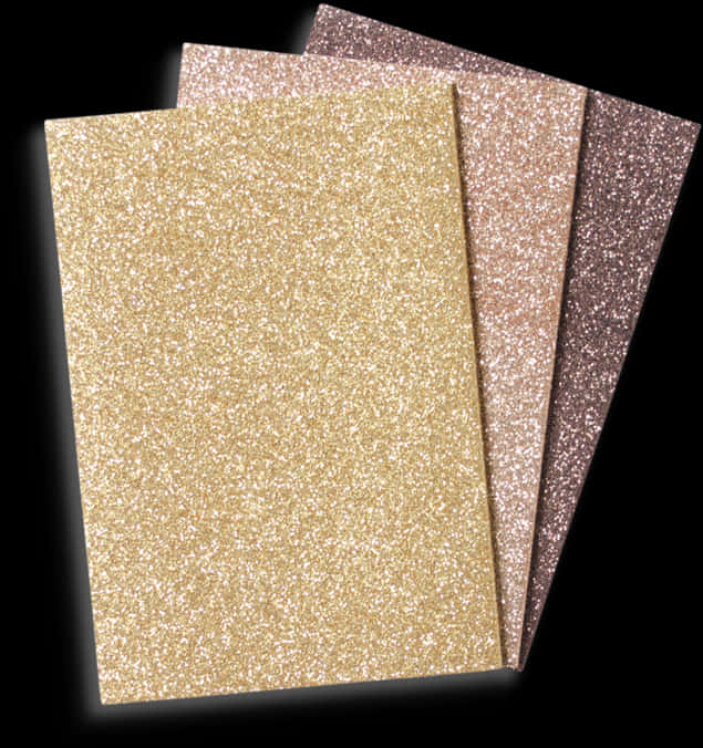 Glitter Paper Sheets Variety PNG with transparent background