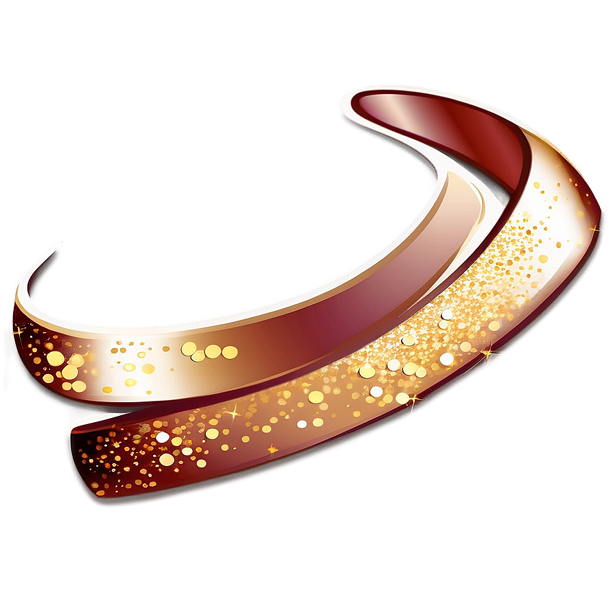 Glitter Ribbon Gift Png Nkq