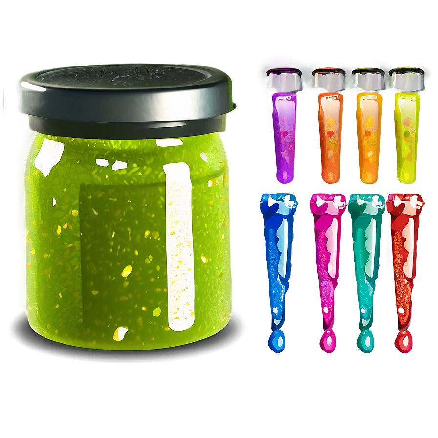 Glitter Slime Craft PNG   emm PNG with transparent background