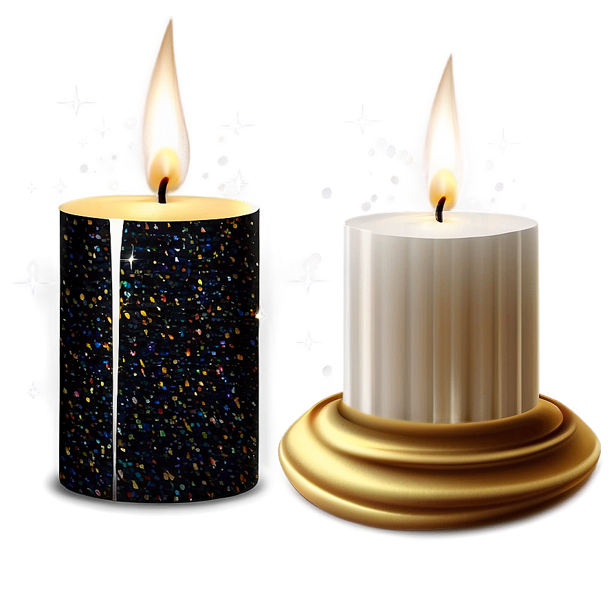 Glitter Sparkle Candle Png Lbo73