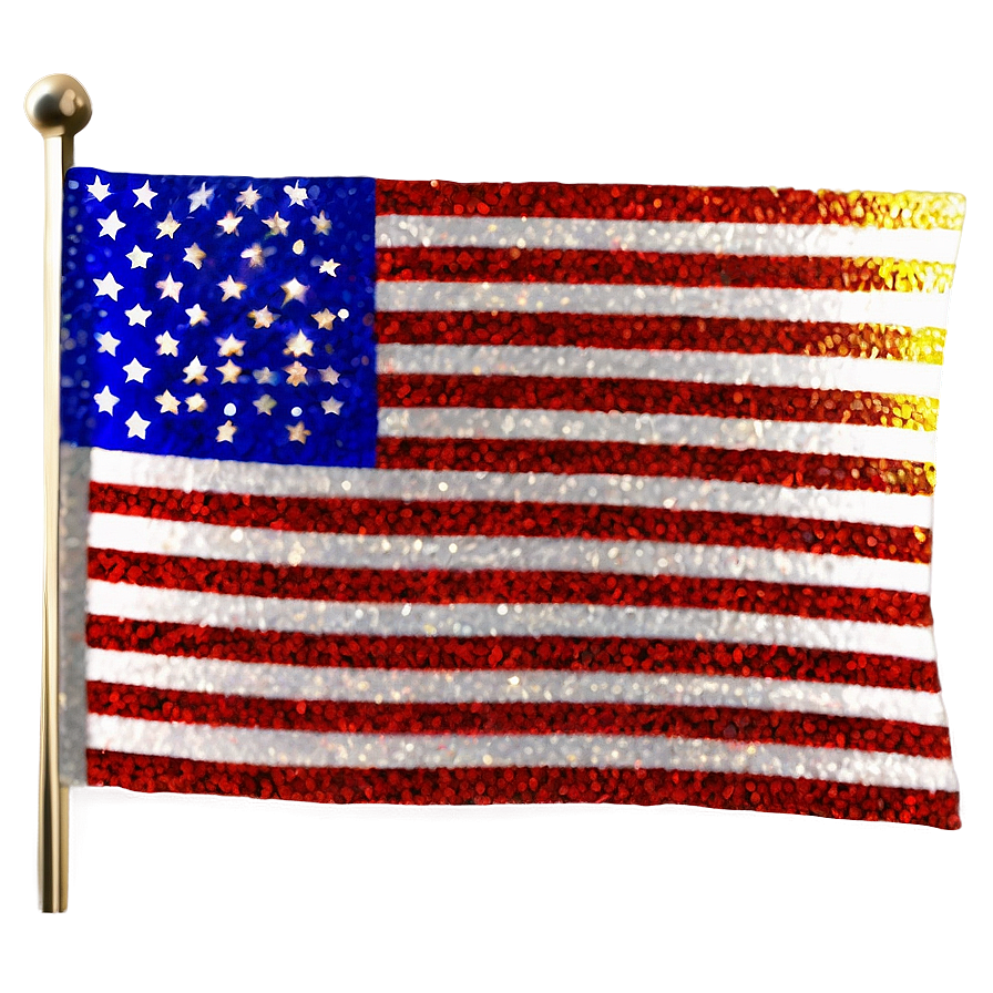 Glitter Usa Flag Png Ati16