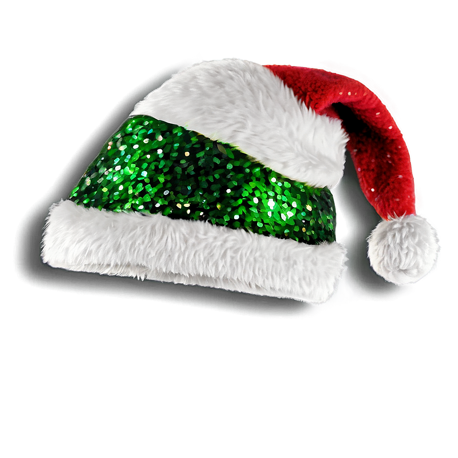 Glittering Christmas Hat PNG cvm18 PNG image with a transparent background, free high-resolution download