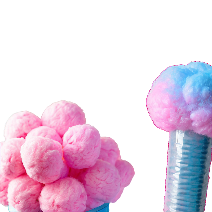 Glittering Cotton Candy Fantasy Png Aes