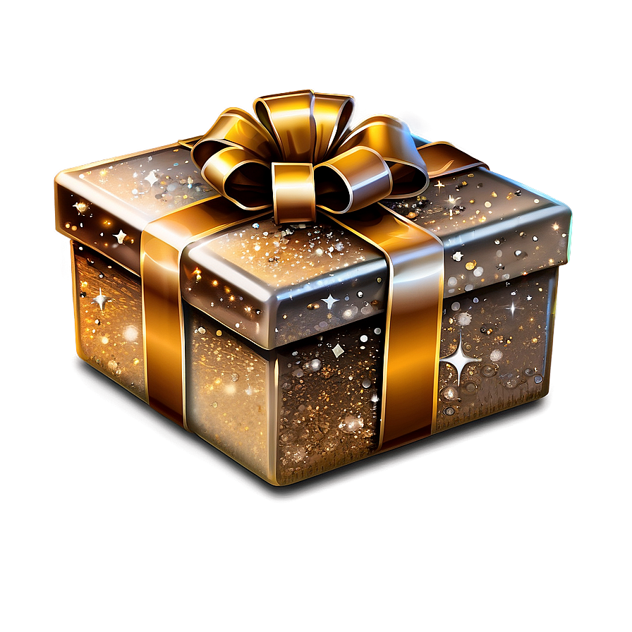 Glittering Gift Box Png 05252024