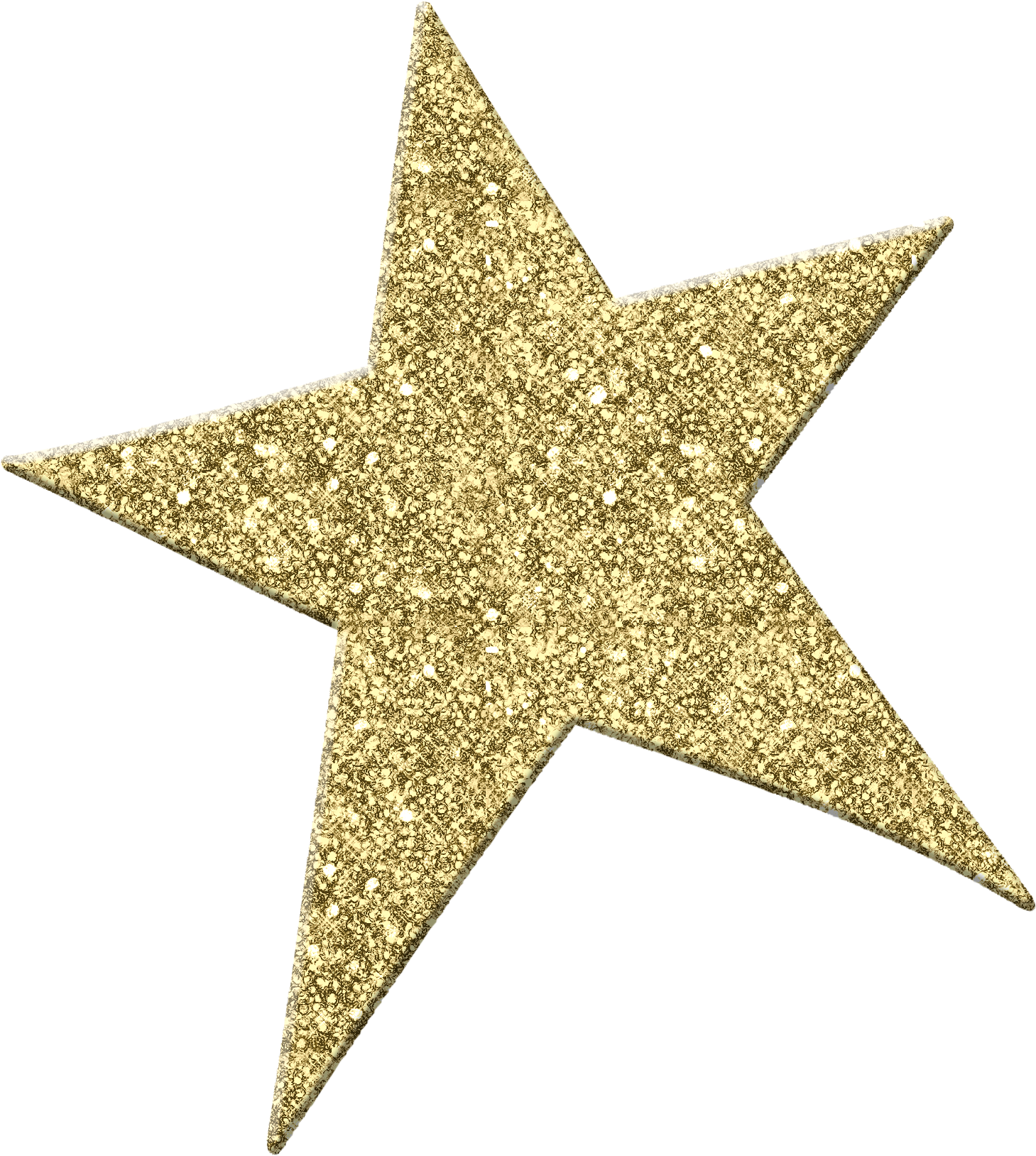 Glittering Gold Star Texture