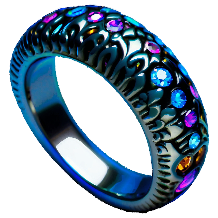 Glittering Zirconia Rings Png Ekl