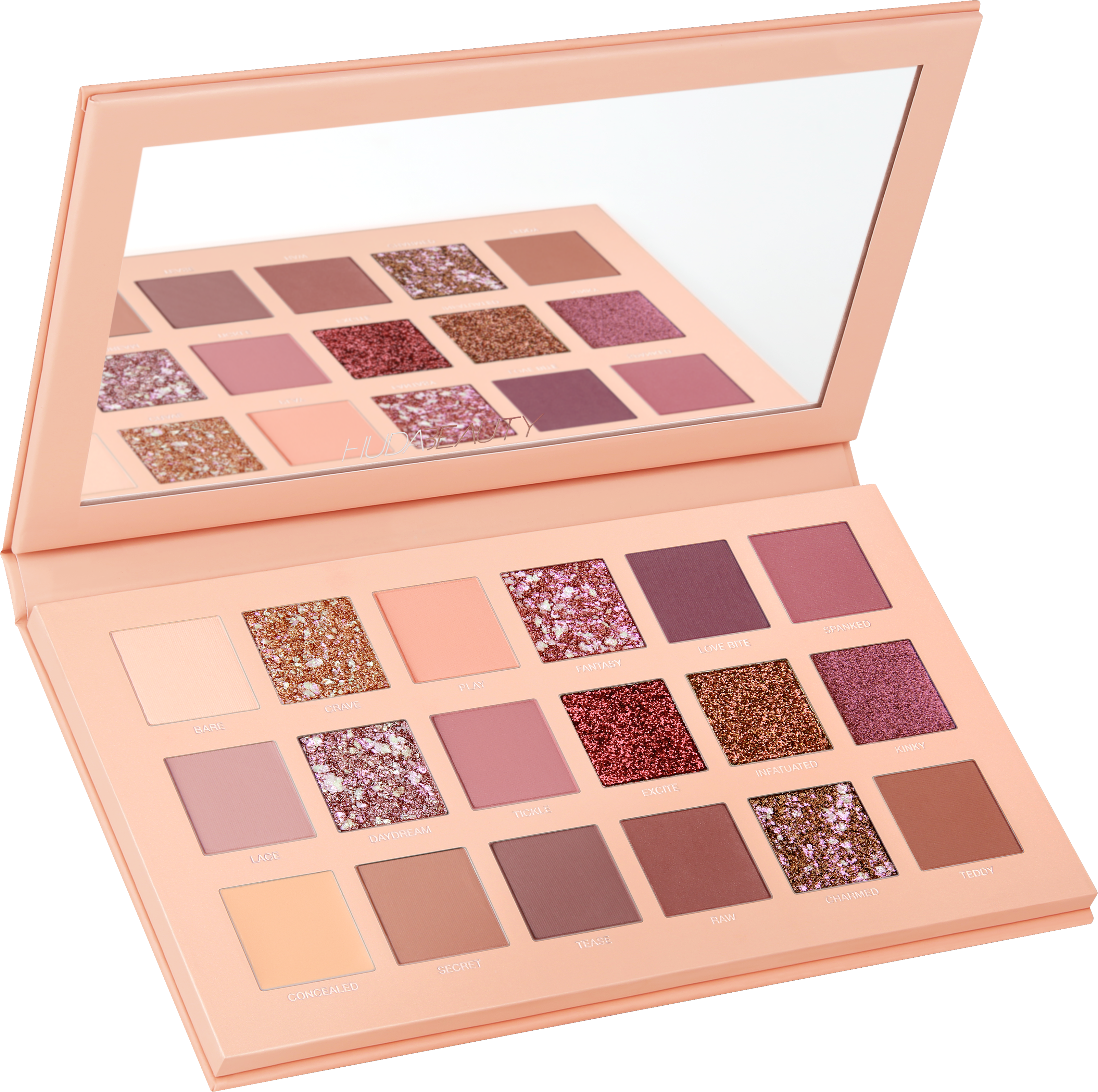 Glittery Eyeshadow Palette Open