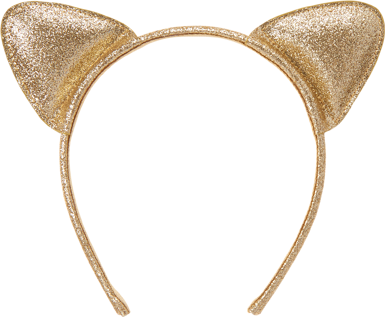 Ear Headband Sequin Gold Cat - Cat Ears Headband Png, Transparent Png PNG with transparent background