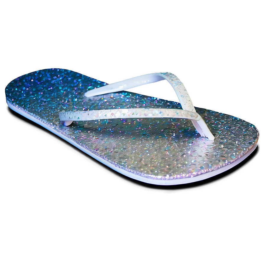 Glittery Party Flip Flop Png 06132024