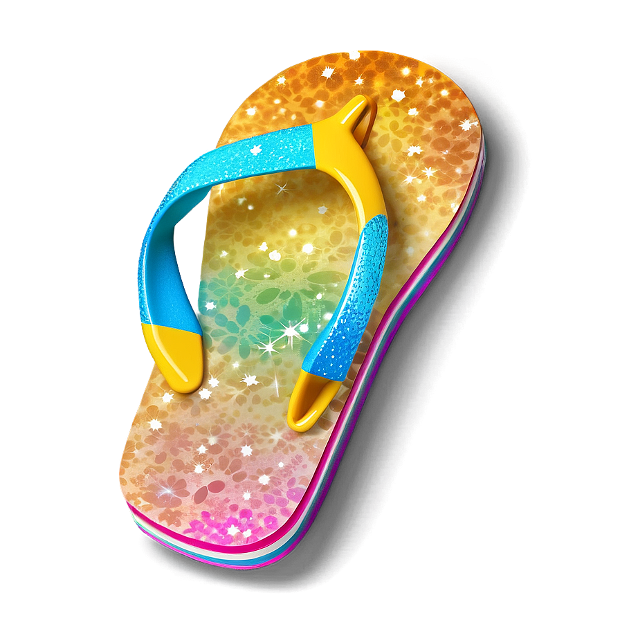 Glittery Party Flip Flop Png Yld52