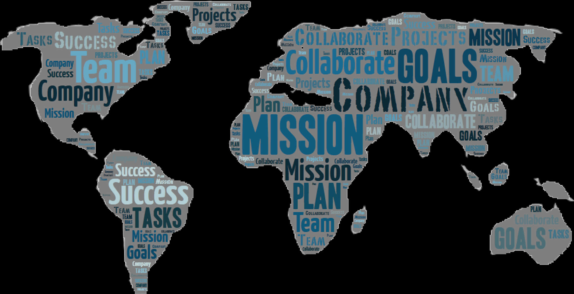 Global Business Strategy Concept PNG with transparent background