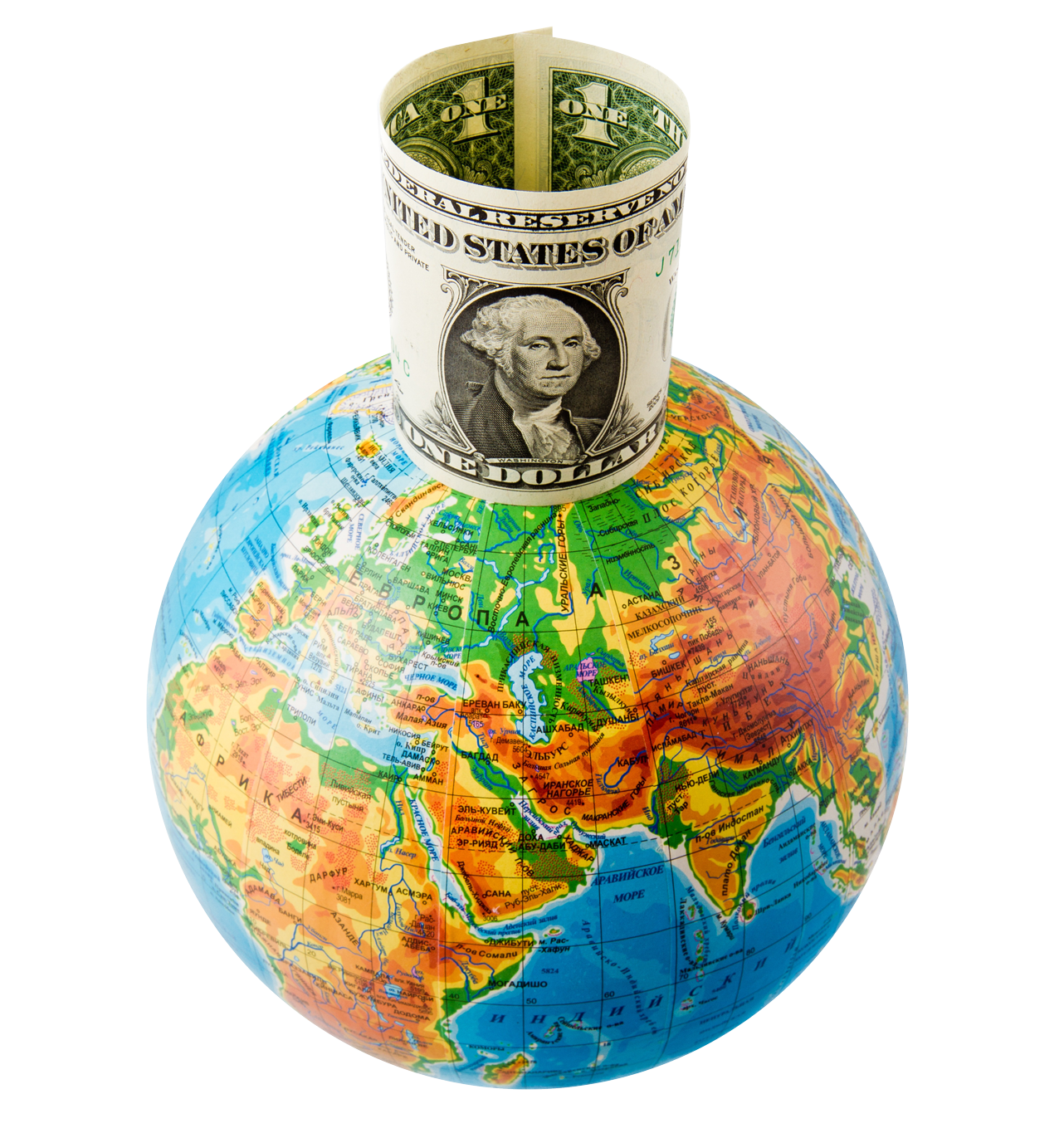 Global Economy Concept PNG with transparent background