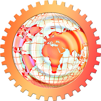 Global Gear Integration PNG with transparent background