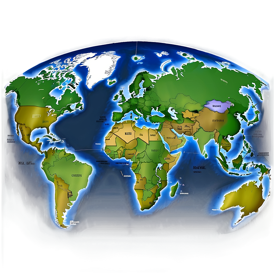 Global Map With Countries Png 06242024