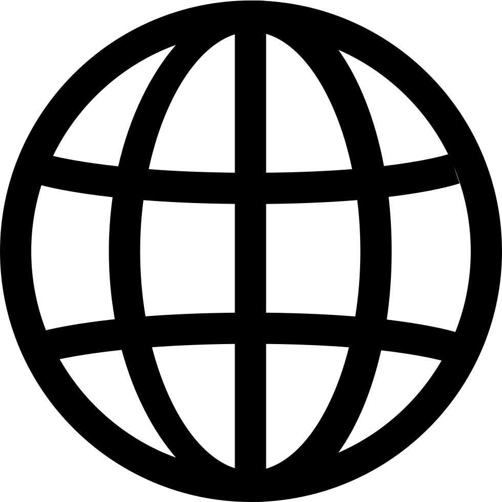 Global Network Icon PNG with transparent background