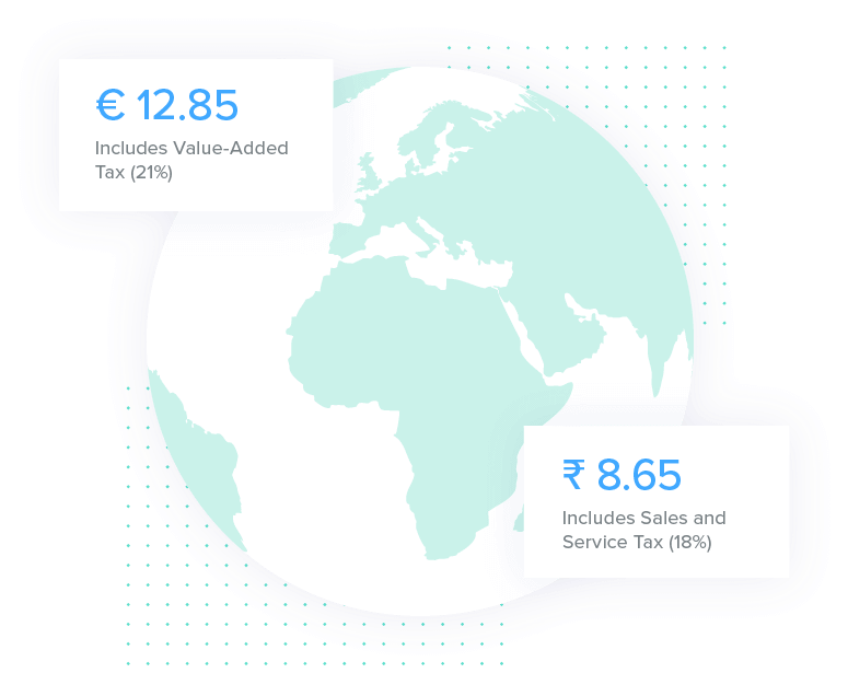 Globe With Examples Of Tax Rates - Globe, HD Png Download PNG with transparent background