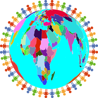 Global Unity Concept PNG with transparent background