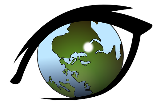Global Vision Eye PNG with transparent background