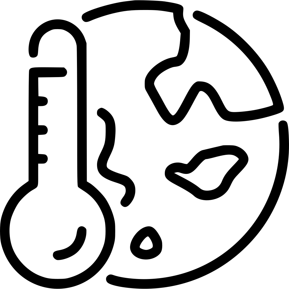 Global Warming Icon PNG with transparent background
