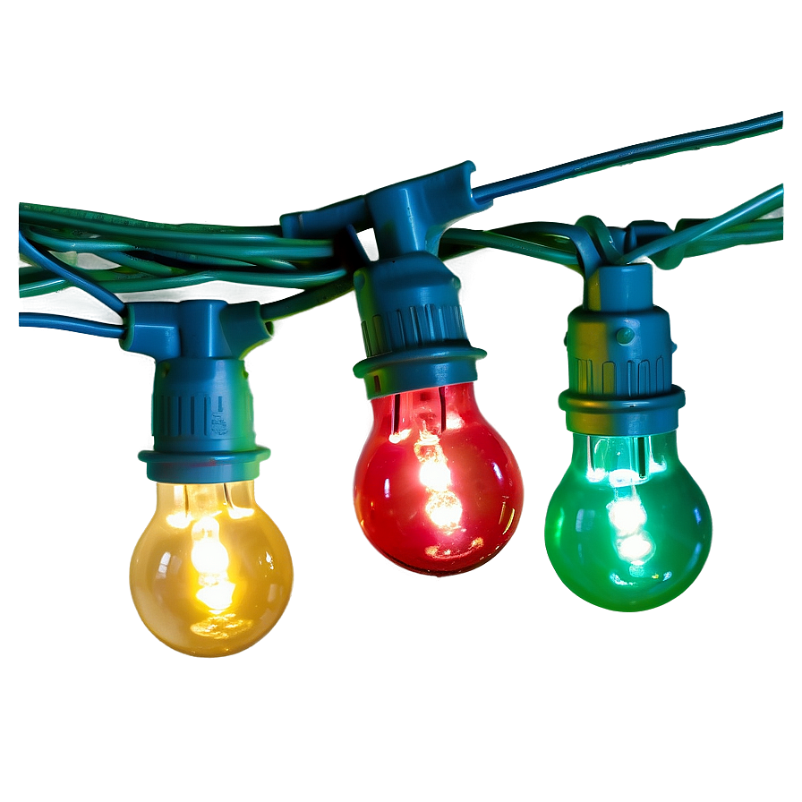 Globe String Lights For Christmas Png Ets