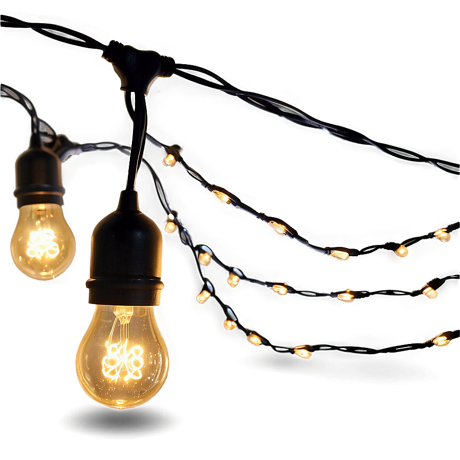 Globe String Lights Png 05252024