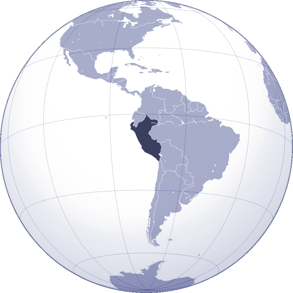 Where Is Peru Located Large Map - Peru Map In America, HD Png Download PNG with transparent background