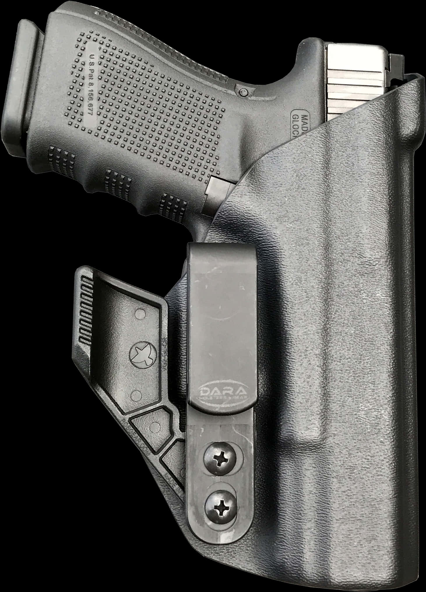 Glock Pistolin Holster PNG with transparent background