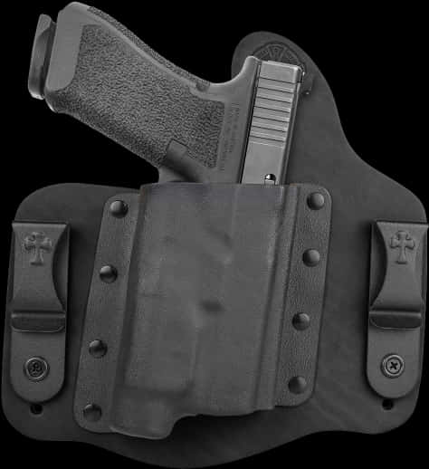 Glock Pistolin Holster PNG with transparent background