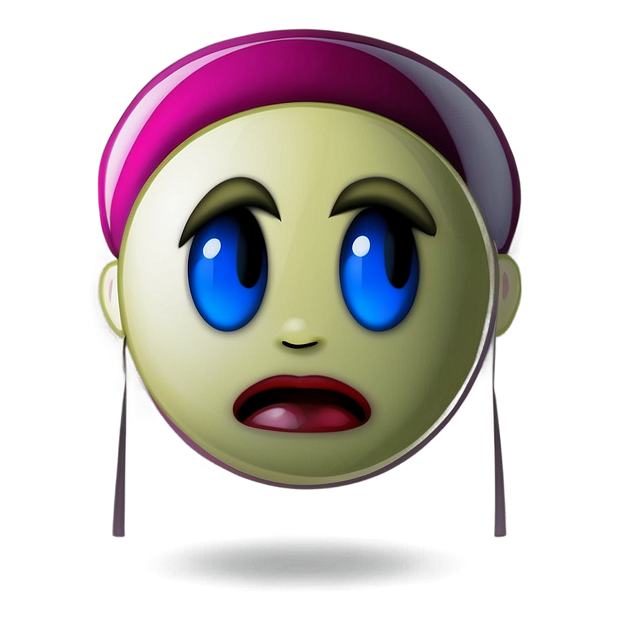 Gloomy Face Emoji PNG lbf PNG with transparent background