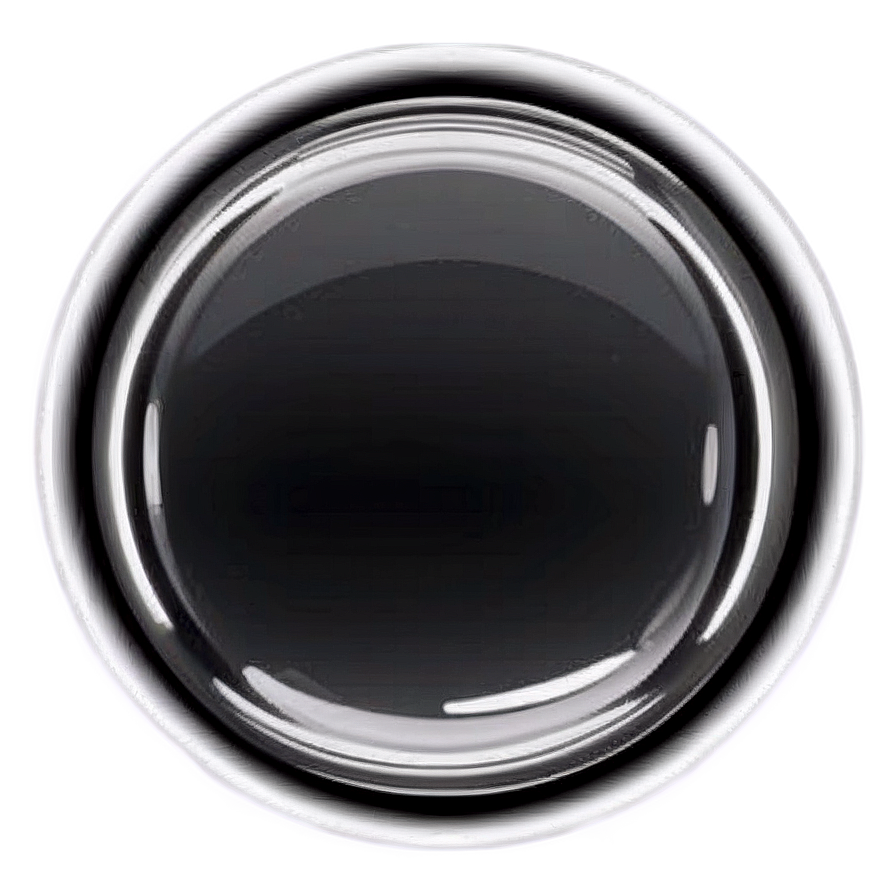 Glossy Black Circle PNG 05252024 PNG image with a transparent background, free high-resolution download