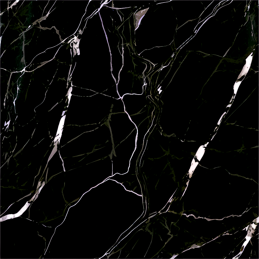 Glossy Black Marble Surface Png 61