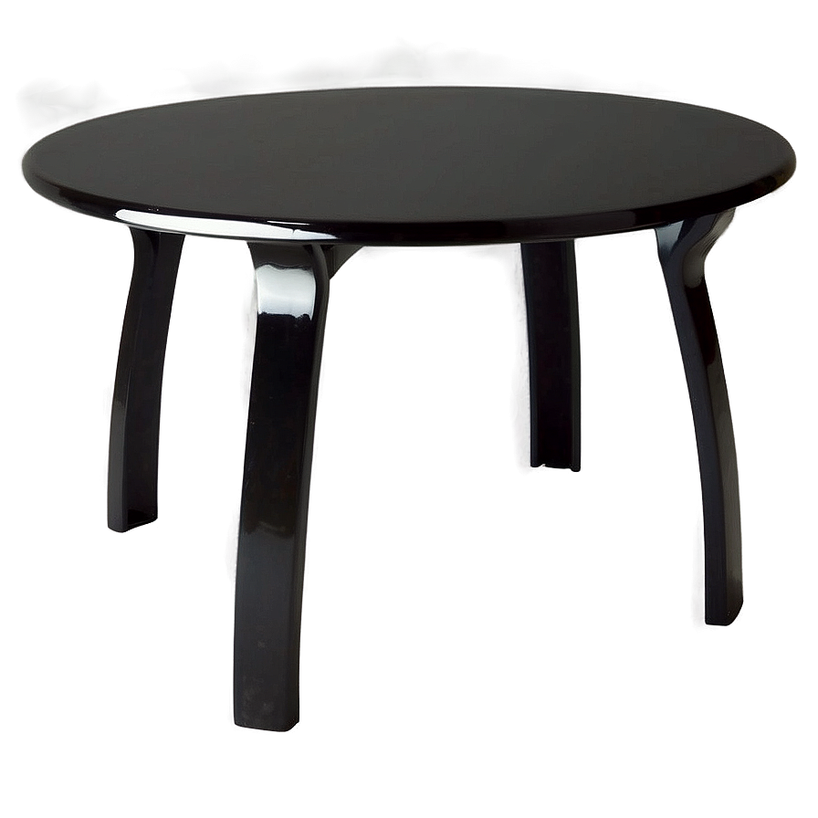 Glossy Black Table Png Uxm