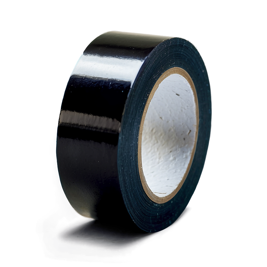 Glossy Black Tape Png 06272024