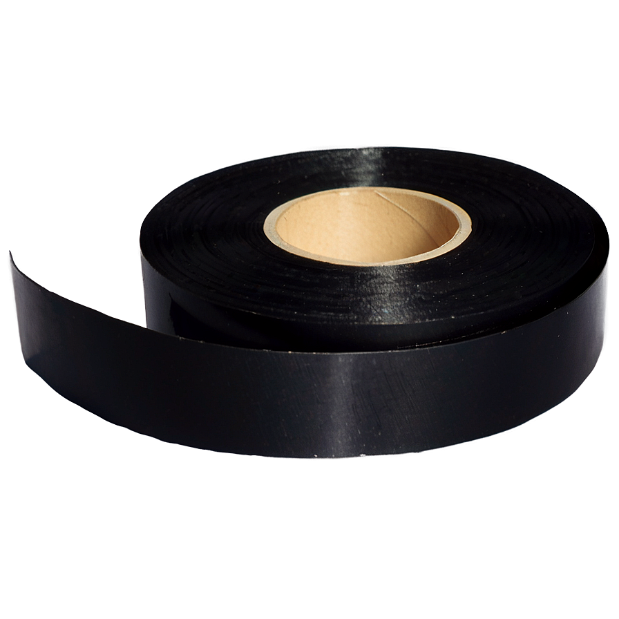 Glossy Black Tape Png 06272024