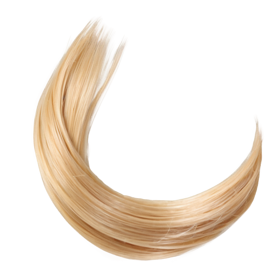 Glossy Blond Hair Png 37