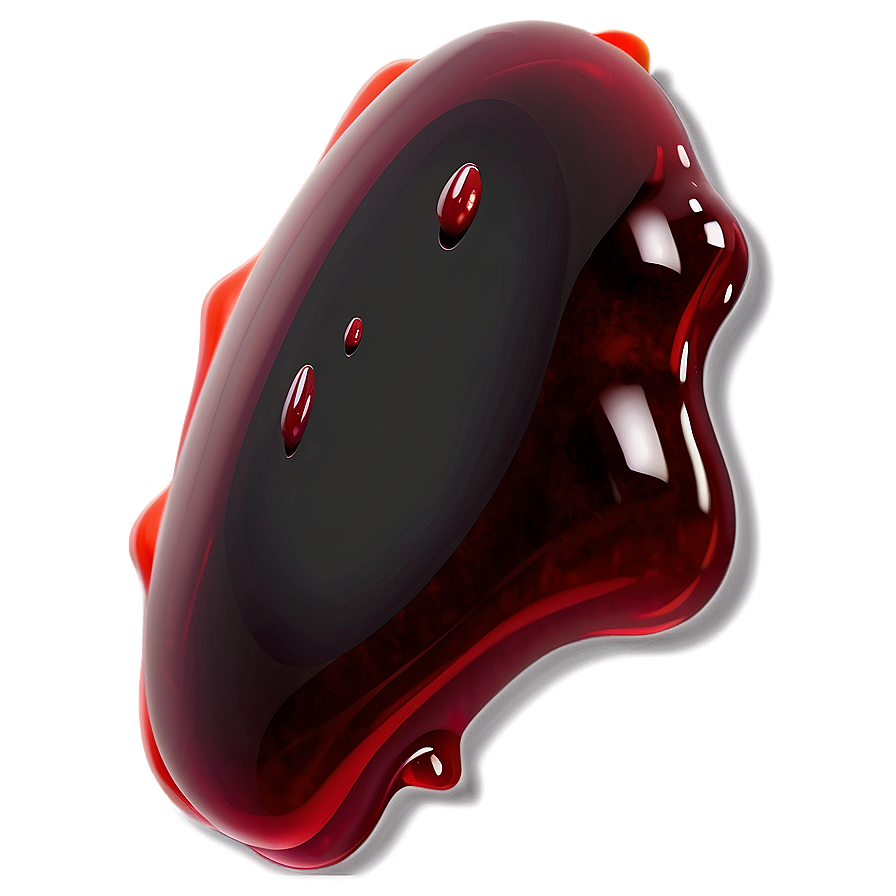 Glossy Blood Drop Icon Png Bqg52