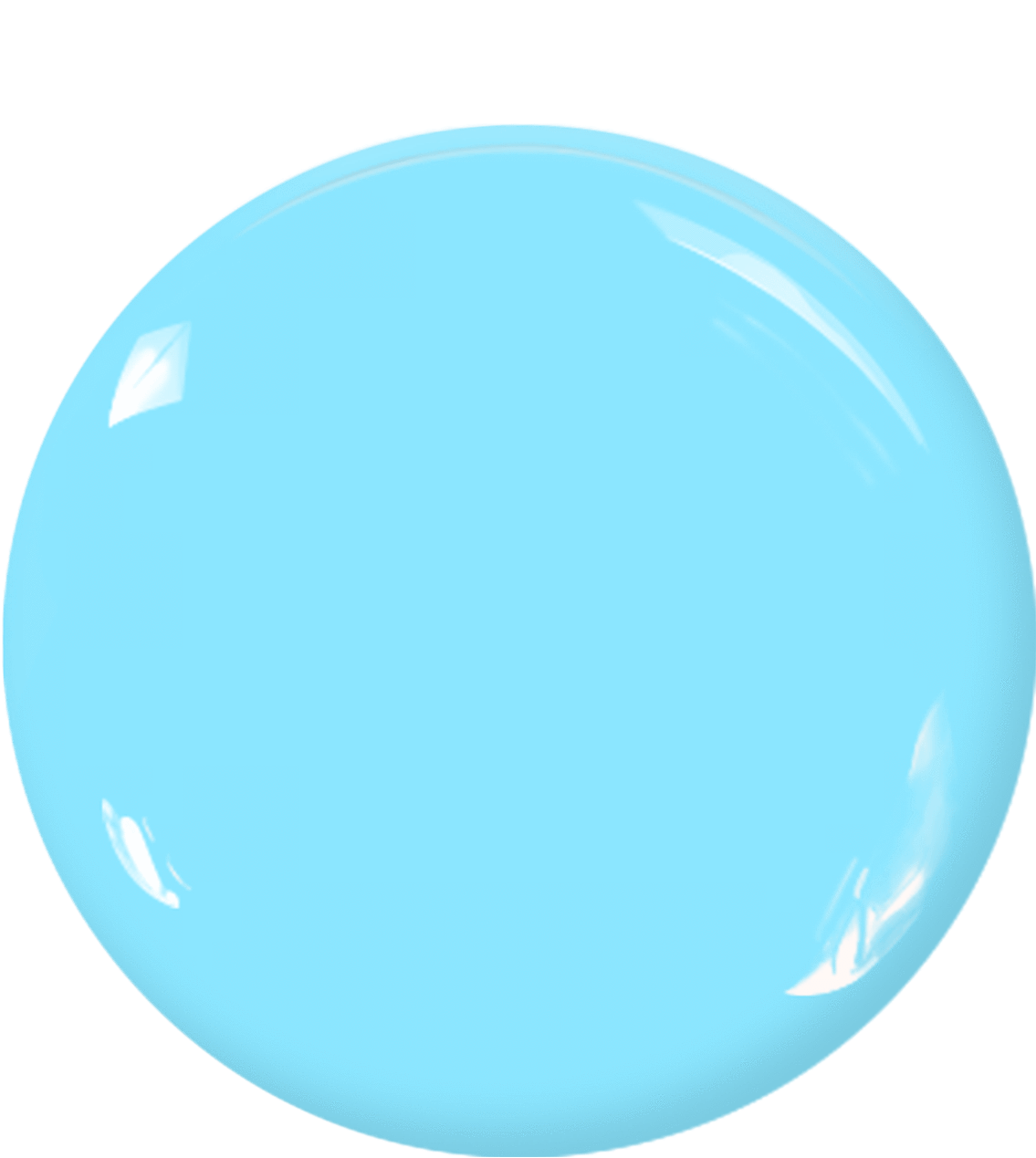 Glossy Blue Sphere Graphic PNG with transparent background