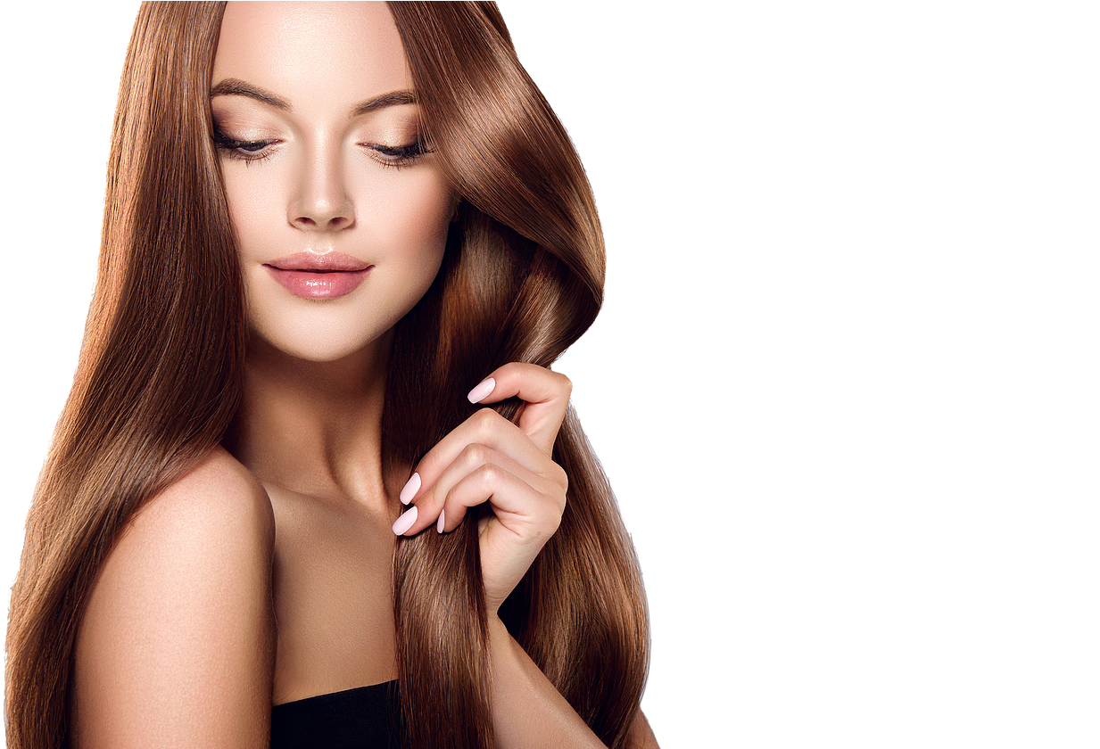Hero Image One - Straight Hair Model Png, Transparent Png PNG with transparent background
