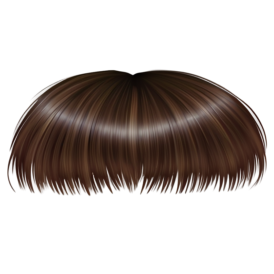 Glossy Cartoon Hair Png 8 Image