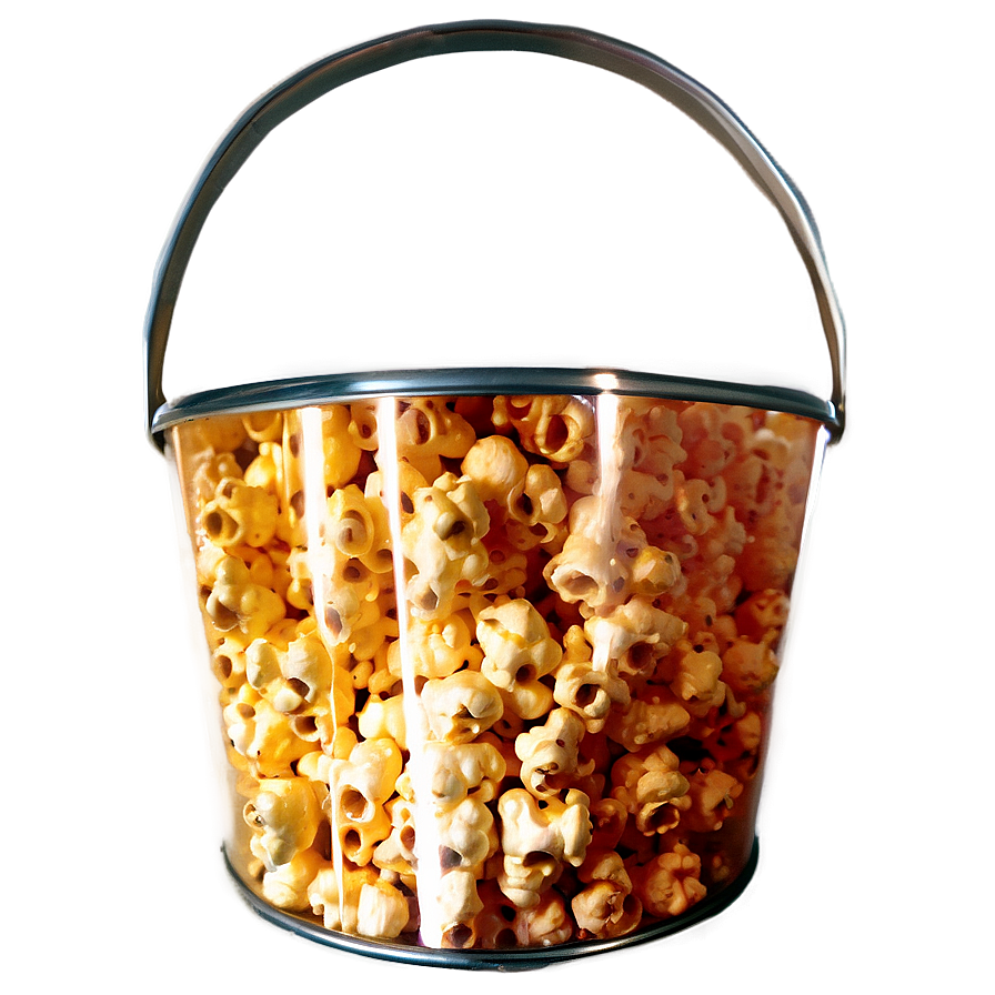 Glossy Finished Popcorn Bucket Png 23