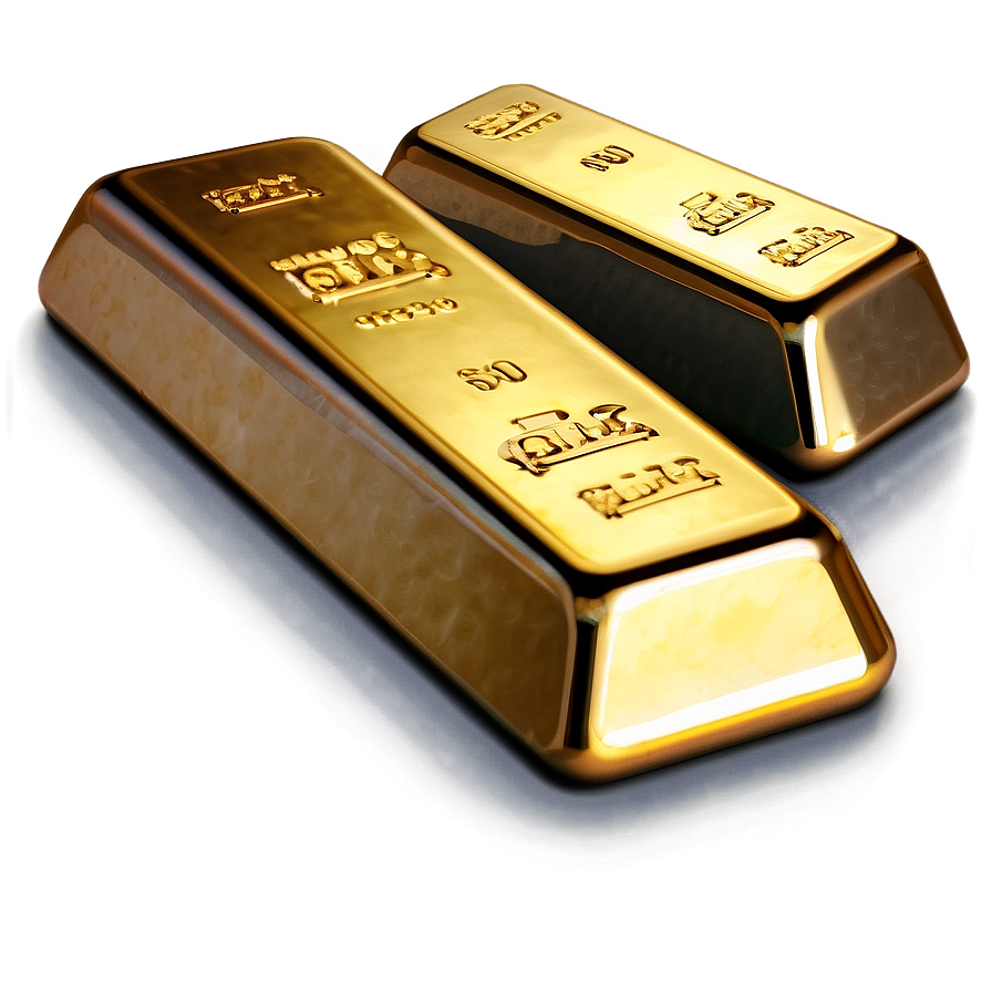 Glossy Gold Ingot Image Png 06292024