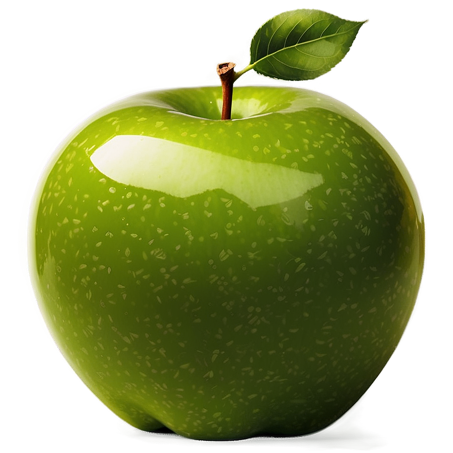 Glossy Green Apple Png 06132024