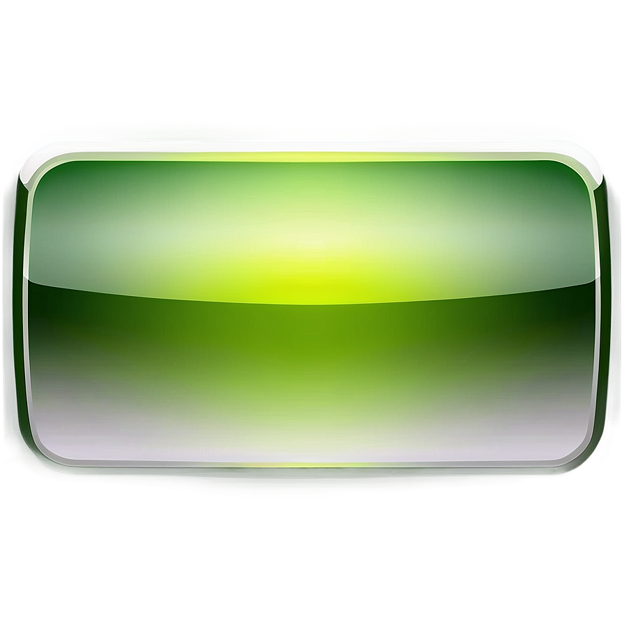 Glossy Green Gradient Button PNG eqq38 PNG with transparent background