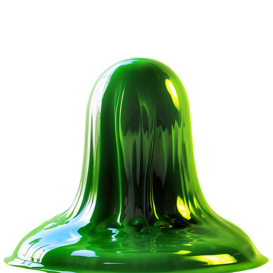 Glossy Green Slime Png 89