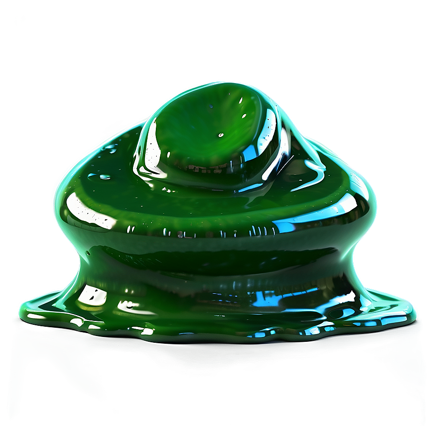 Glossy Green Slime Png 95