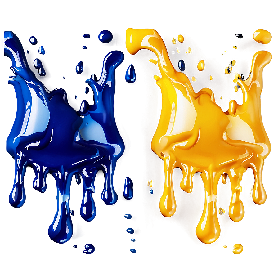 Glossy Paint Drip PNG riy PNG with transparent background