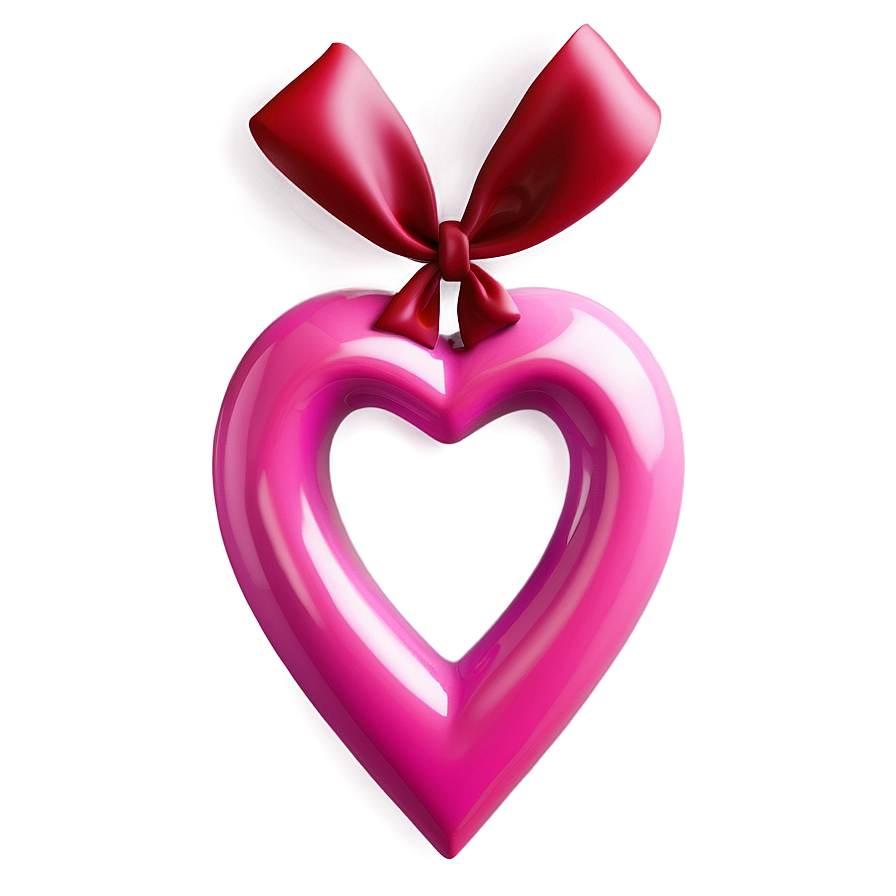 Glossy Pink Heart Emoji Png Lnt70