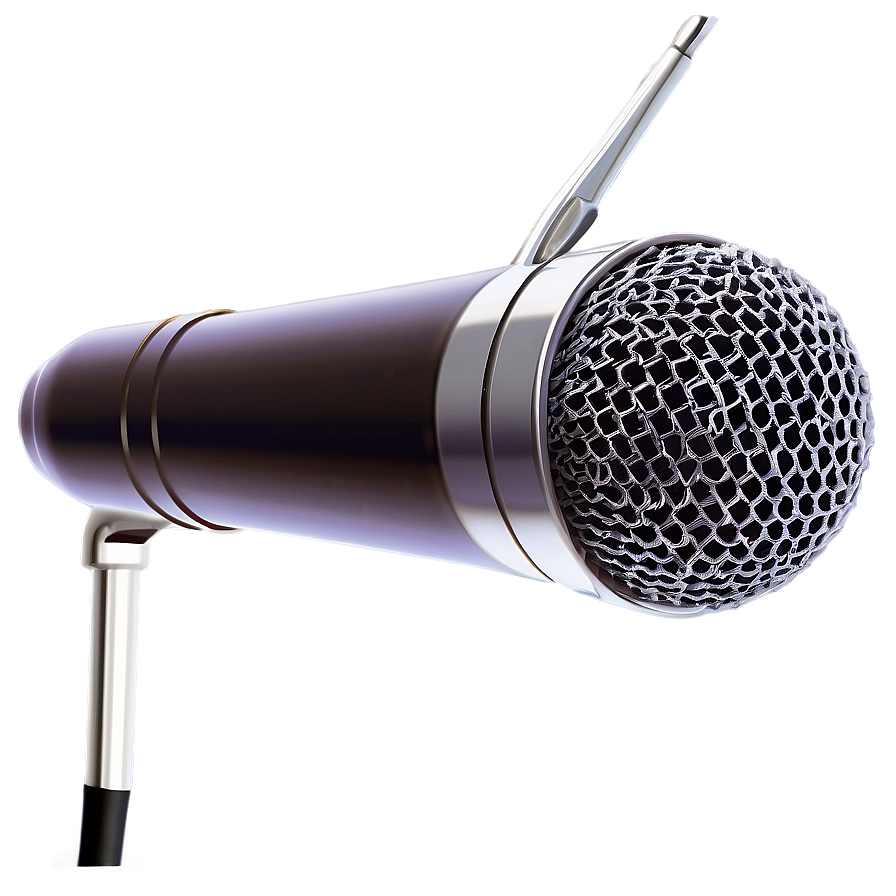 Glossy Radio Microphone Png Khu20