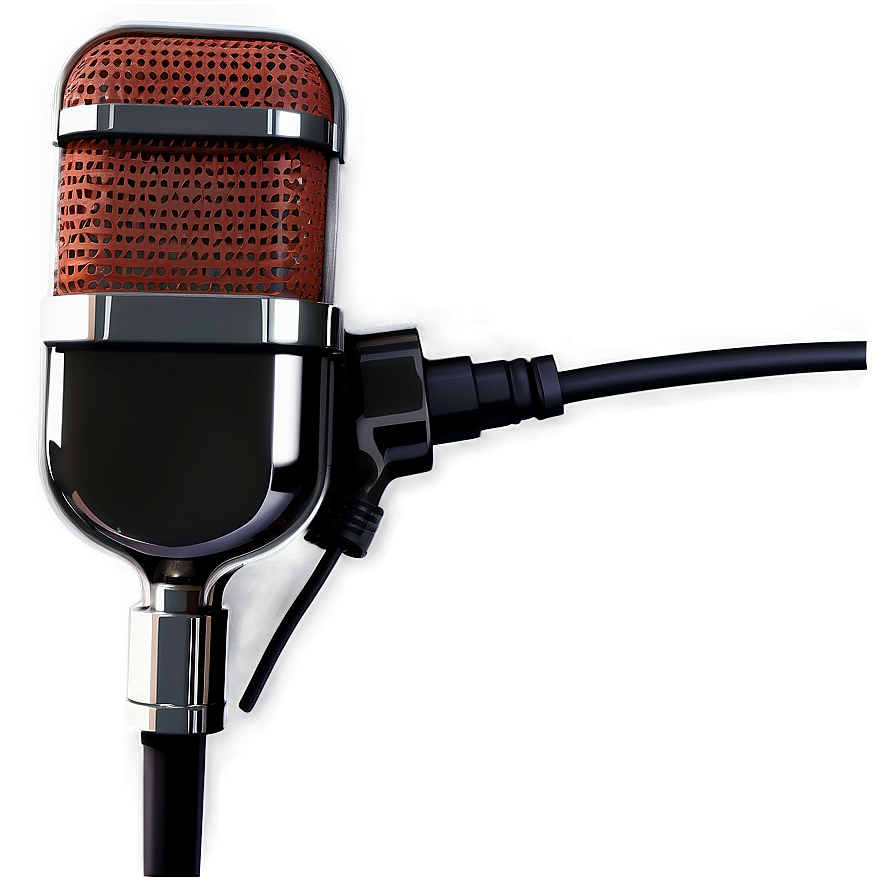 Glossy Radio Microphone Png Qrm