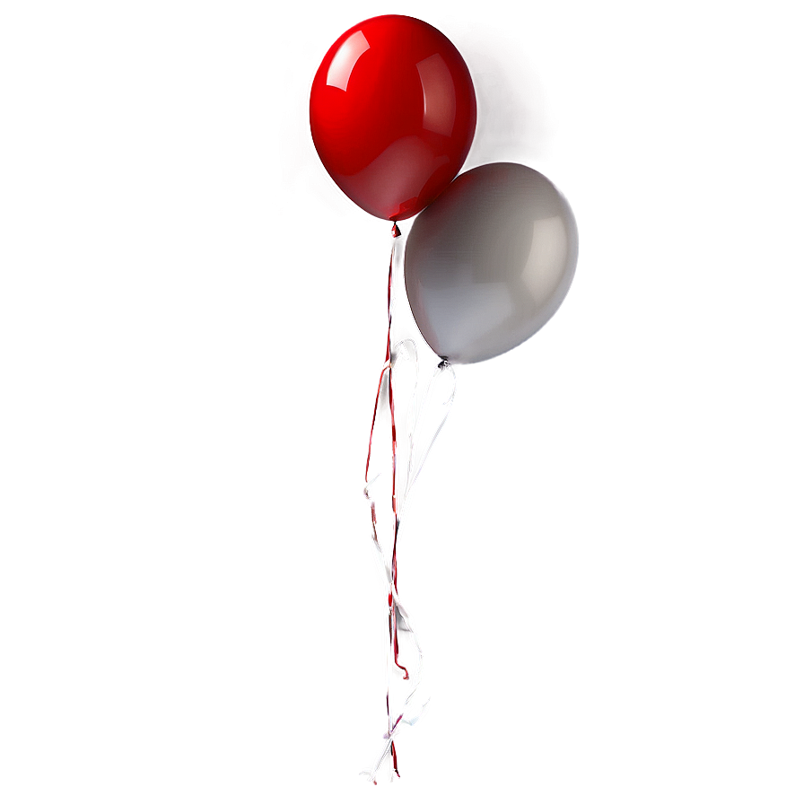 Glossy Red Balloons Png Ubl30